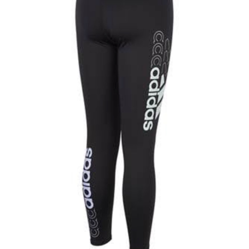 Adidas Logo girls legging  Aeroready